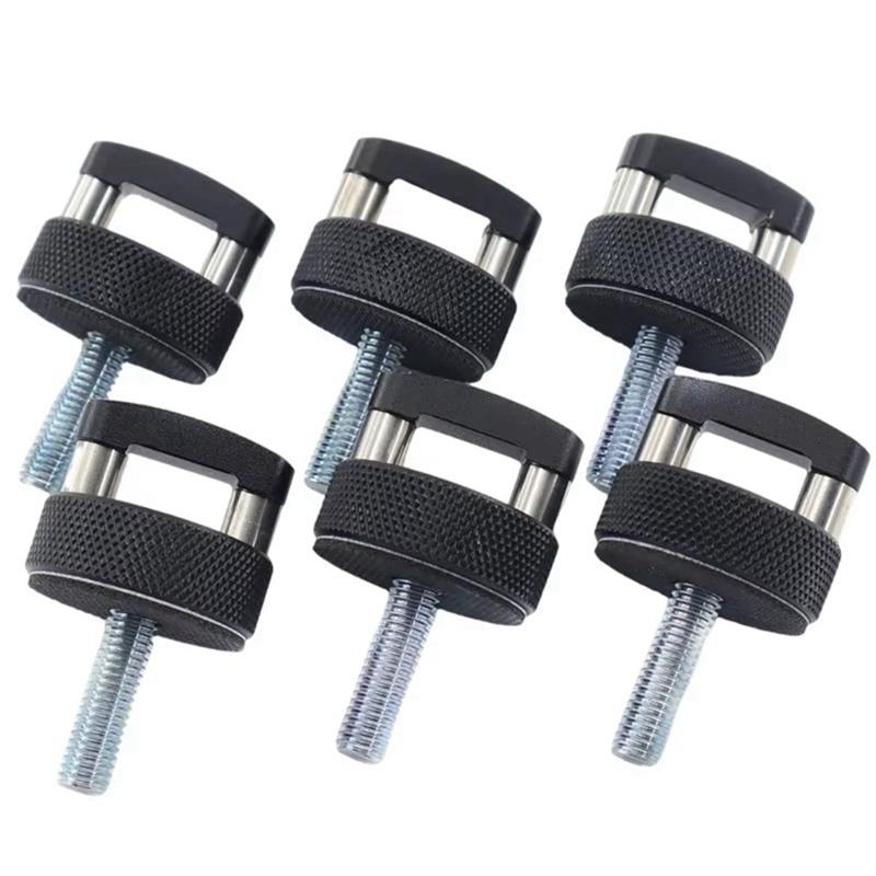 6PCS Car Hardtop Bolts Quick Removal Thumb Screw For Jeep Wrangler JK JKU JL JLU JT 2007-2025