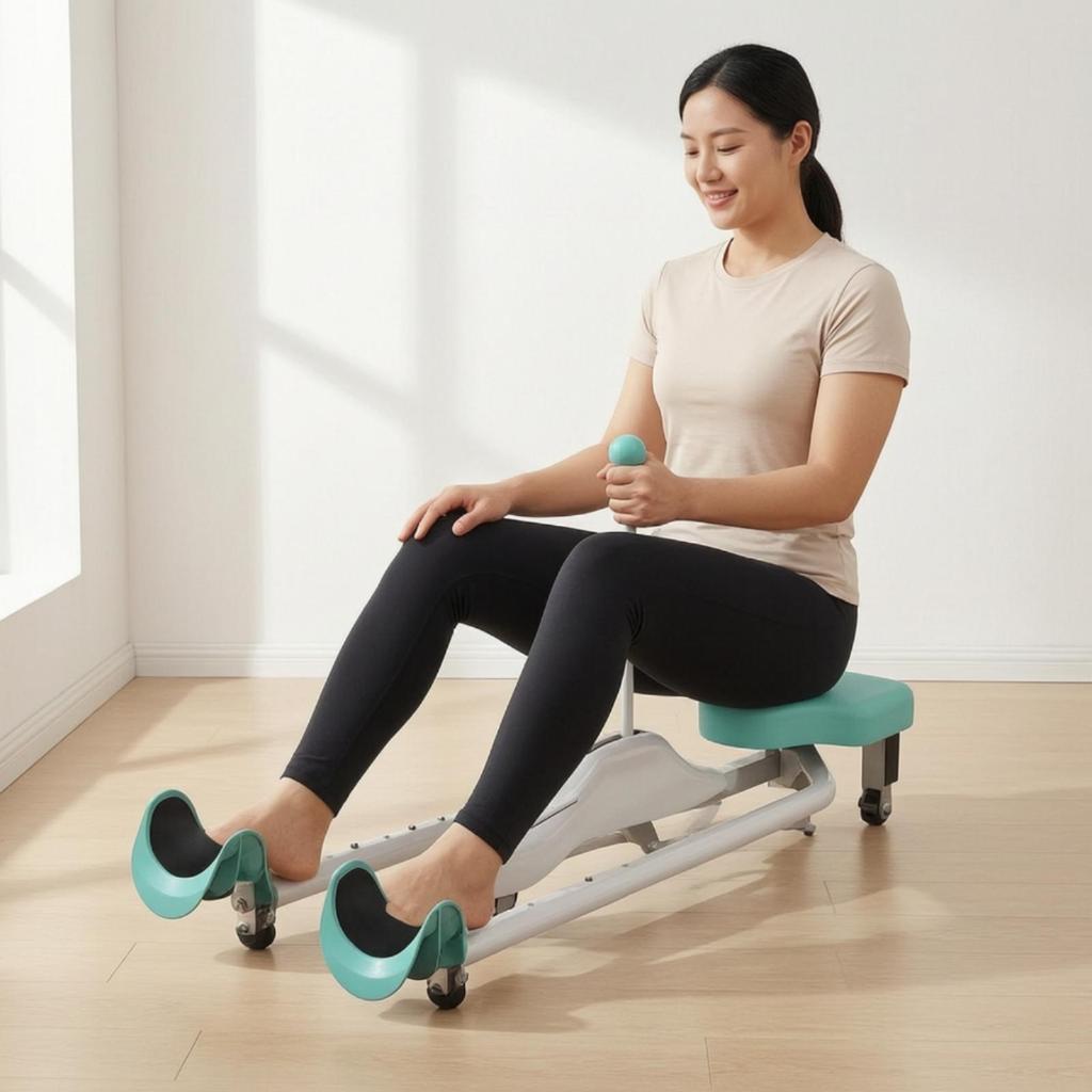 Split Machine with Padded Seat Adjustable Comfortable Leg