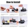 Super Quiet 800L/H DC 12V Brushless Pump Motor Water Circulation Submersible Pump for Fountain Pool Fish Tank Aquariums