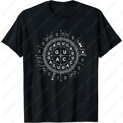 Genetic Code Biology Men Women TShirt Unique Creative Novelty Pair All Match Pattern Cotton Tee Funny Summer Fashion Casual Tops