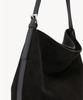 Clave Lily Suede Dark Brown Tote Bag