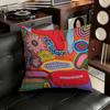 YYayoi Art KKusama Pillow Case Square DoubleSided Printing Short Plush Sofa Cushion Cover Bedroom Bedside Pillow