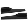 Car Side Skirt   Matte Black High Strength Plastic Lightweight   Splitter Winglet Canard Diffuser for Most Vehicles 2 PCS