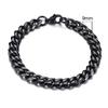 Vnox Mens Simple 3 -11mm Stainless Steel Curb Cuban Link Chain Bracelets For Women Unisex Wrist Jewelry Gifts