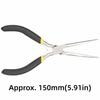Carbon Steel Long Flat Nose Pliers Small Size Mini Pliers Needle Nose Pliers  Small Object Gripping