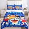 Doraemon Adventure Begins Print 3Pcs Bedding Setduvet Cover With 2 Bedropillowcase Home Birthday Gift