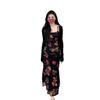 Pure Desire Spice Girl Print Suspender Skirt Set Women's Summer Outer with Sunscreen Cardigan Design Feeling Waist Floral Long Skirt