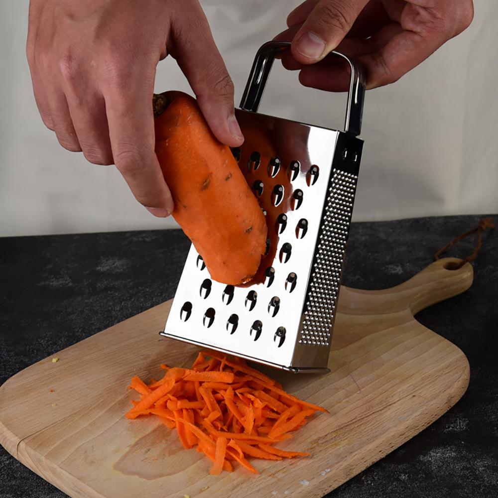 4 sided shredder Stainless steel Cutter Slicer Tower-shaped Potato Cheese Grater Multi-purpose Fruits Cutter Kitchen Accessories