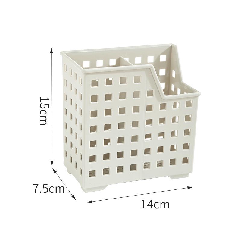 Chopstick & Spoon Holder – Creative Drainage, Simple Style, No-Drill Storage Basket