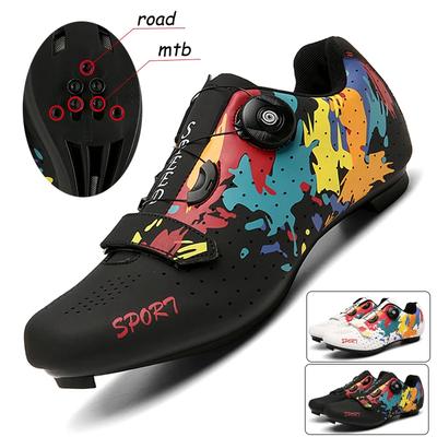 Męskie buty rowerowe buty na rower szosowy samoblokujące bloki buty do szybkiej jazdy rowerowej outdoorowe wyścigowe buty sportowe na rower