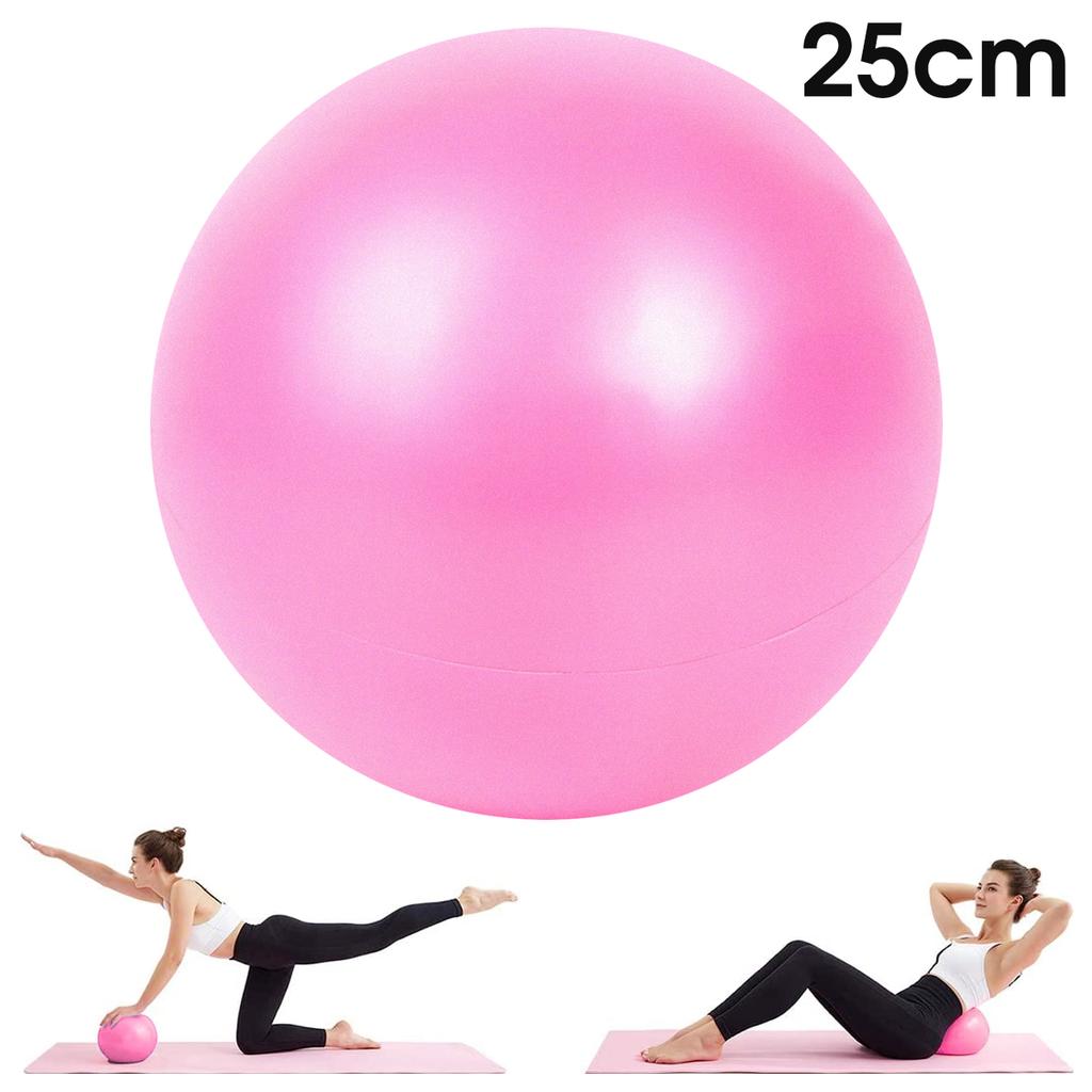 1PC 25cm Pilates Yoga Ball Gym-Grade Childbirth Ball, Suitable For Pregnancy, Fitness, Balance, Home Exercise, Office