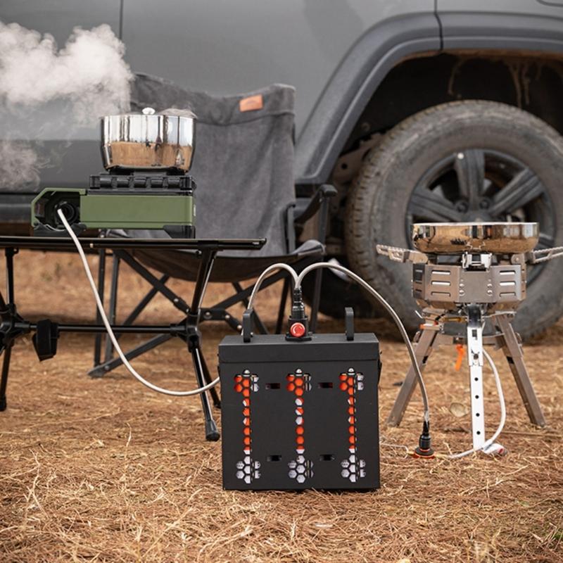 Practical Organizers Bags Multifunctional Gas Stove Canister Pot Carry Bags for Adventurers and Boaters