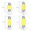 10-40Pcs White COB C5W LED Bulbs 12V 24V Car Auto Festoon Dome Interior LED Lights Lamp Roof Reading Bulb 31mm 36mm 39mm 41mm Bulbs 7
