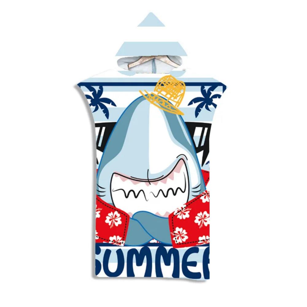Erwachsene Kinder Strandtuch Schnelltrocknend Kapuzenumhang Kinder Frauen Große Badetücher Sandfrei Poncho Bademantel Für Sommer Schwimmen Surfen