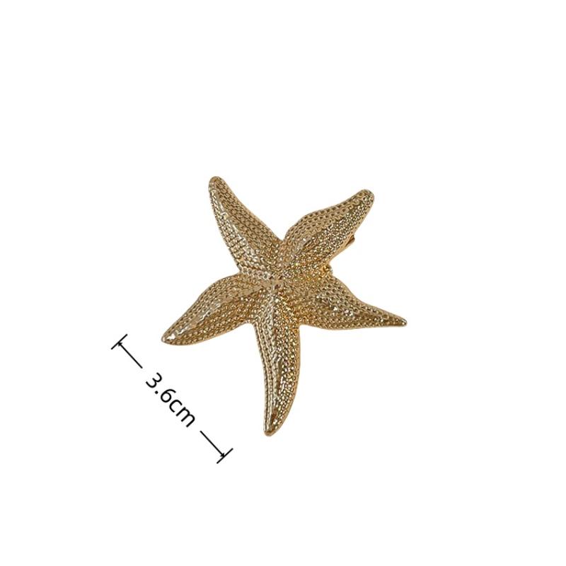 1/3Pcs Trendy Shell Starfish Hair Clips Y2K Vacation Style Hairpins Women Girls Metal Side Bangs Clips Hair Accessories Gifts