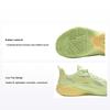 Li Ning Chaussures de Basket-ball Basses Durables à Absorption de Chocs Sonic 12 pour Enfants Chaussures de basket-ball pour Homme Rose Papillon Vert YKBU054-15