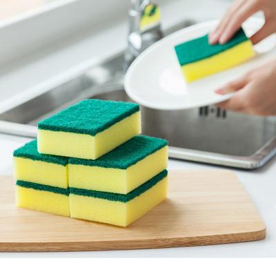 High Density Water Absorb Kitchen Accessories Magic Sponge Clean Tools Dual-Sided Household Multi-functional Cleaning Sponges Soft Scrub Sponges