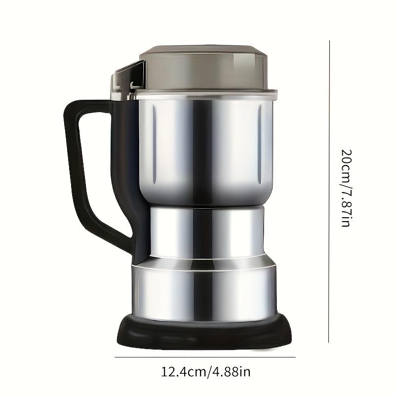 Electric Coffee Grinder with Stainless Steel Blade for Beans/Spices/Nuts, Compact & Quiet Design, Ldeal for Espresso/Drip/Cold Brew