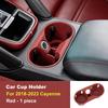 Car Drink Cup Protector Cover for Porsche Macan and Porsche Silica Gel Waterproof Protective Easy To Keeps the Interior 1 Piece Holder/Water Cayenne.