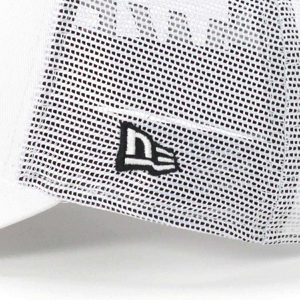 [New Era] New Era Mesh Cap 9FORTY A-Frame Trucker 14666211 NER32C6449 WhiteBlack Essential ONSPOTZ Exclusive Men's Women's Hat 940 SpringSummer