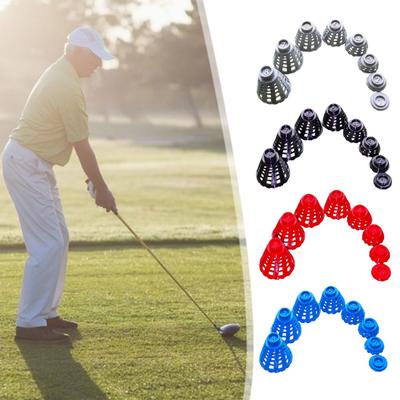 8 Stück Golf-Simulator-Tees, Kunststoff-Golf-Tees für den Außen- und Innenbereich, Simulator-Übungstraining, Golfmatten-Tees für Winterrasen und Driving Range