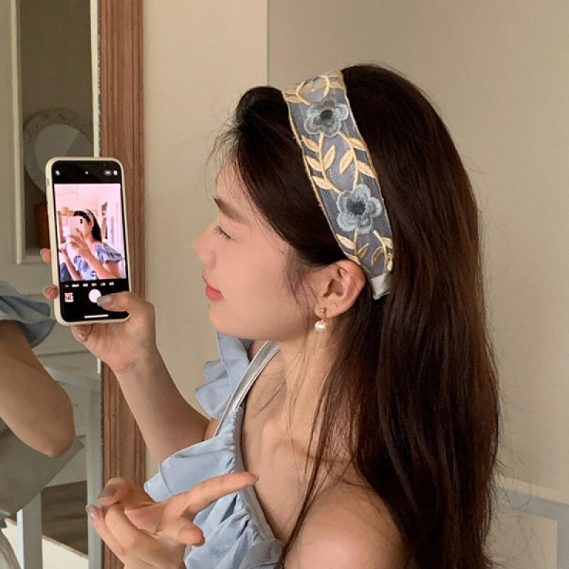 Прозрачная повязка на голову Himia Ежедневная цветочная повязка на волосы Option 1