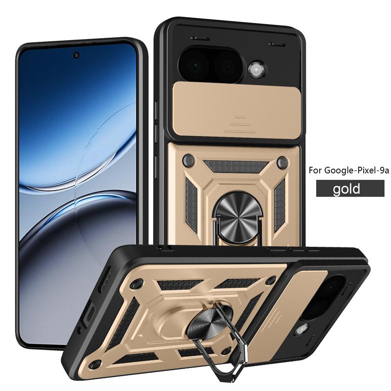 For Google Pixel 9a 5G Case Matel Ring Armor Phone Cases For Pixel9a Pixle 9 a A9 2025 Magnetic Stand Holder Back Cover Fundas