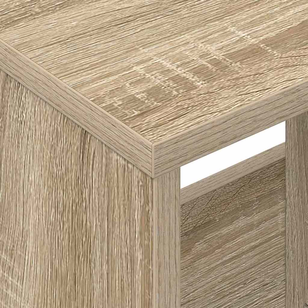 Magazine Rack in Sonoma Oak 102 x 30 x 45 cm