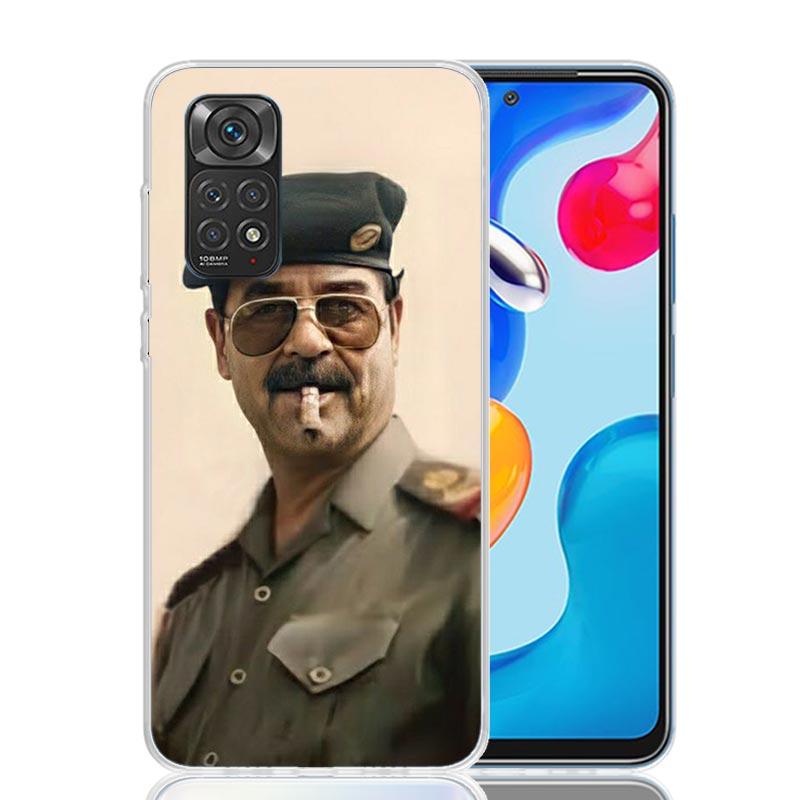 

Etui Fashion Saddam Hussein Iraq Arabic Phone Case For Xiaomi Redmi Note 15 14 13 12S 12 Pro Plus 11S 11E 11 11T 10S 10 Art Soft Redmi Note 14 Pro 5G