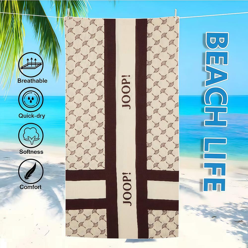 Fashion Towel Textile Bathrobe J-JOOPs-ES Beach Quick-Drying Lightweight Portable Camping Swim Pool Travel