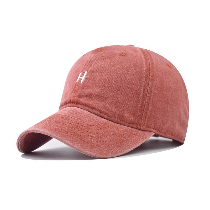 Cotton personalized H embroidery baseball cap spring new personalized embroidery cap