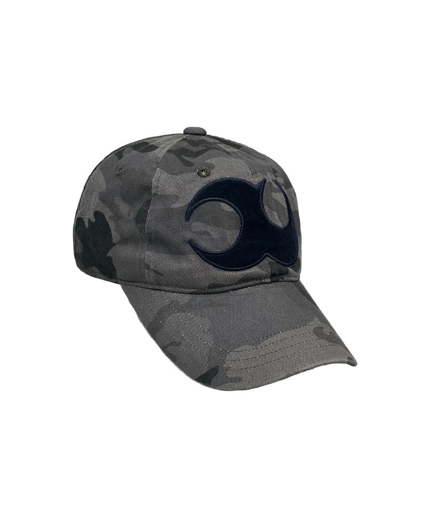 Iyu Basic Logo Washed Ball Cap [Camo Charcoal]