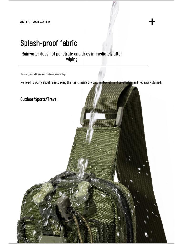 Men's Tactical Multifunctional Waist Bag - Outdoor Mountaineering & Cycling Pouch, Water Bottle Holder, Phone Bag, Crossbody Waist Belt.