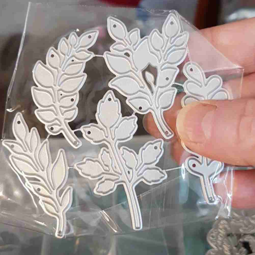 Leaves Branch Metal Cutting Dies Scrapbooking Die DIY Metal Stencils Photo Album Embossing Cards Making Metal Cutting Stamps