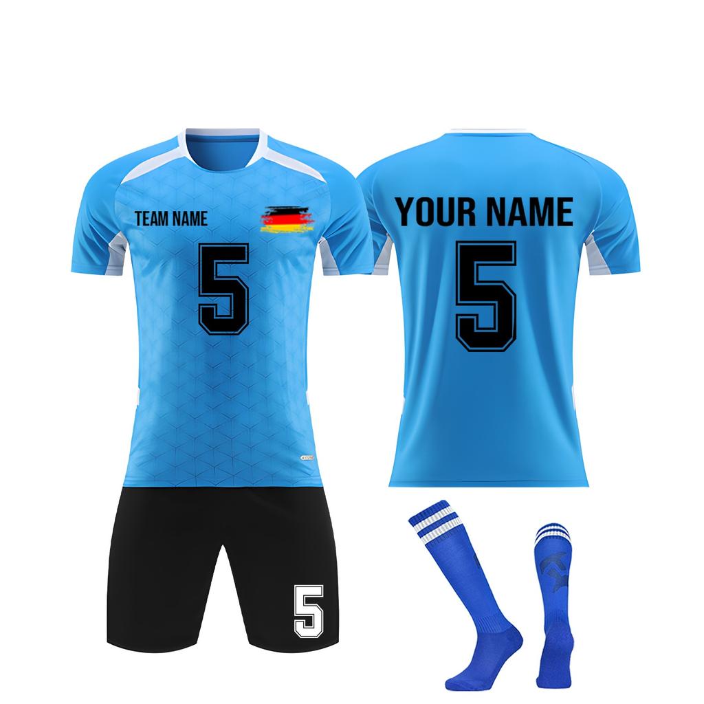 Personalised Shirts Kit Mens Girls With Name Number Custom Football Jerseys For Boys Training Suit