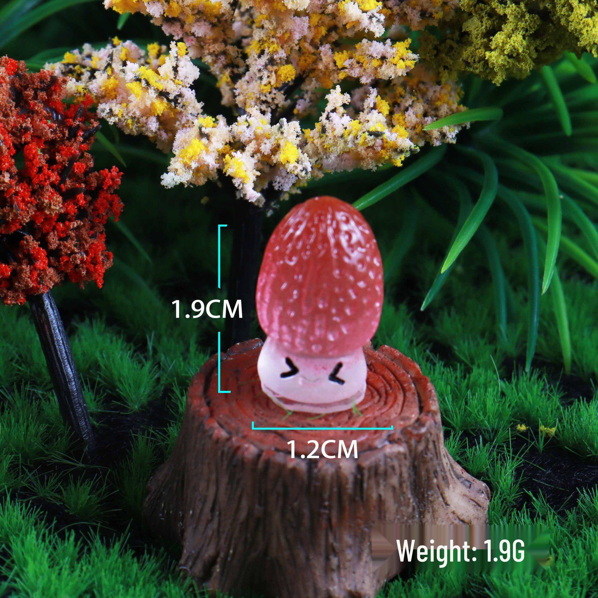 Смоляные мультяшные ornaments грибы для микро-ландшафта