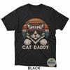 Cat Daddy Sunglasses Sunset Retro Fur Dad Papa Kitten Men T-Shirt