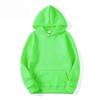 Mens Winter Hooded Sweatshirt Thick Fleece Lined Oversized Pullover Casual Long Sleeve Top In Solid Colors