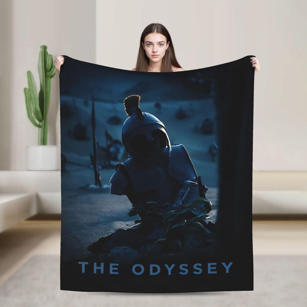 Comfortable The Odysseys Movie Blanket Merch Bedding Decorative Blanket Throw Super Soft Flannel For Outdoor