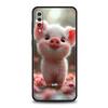 Custodia carina per telefono a forma di maialino per Samsung Galaxy A56 A54 A42 A36 A34 A26 A24 A16 A14 A12 A06 A50 A52 A10 5G Guscio morbido in TPU Fundas Capa Borsa