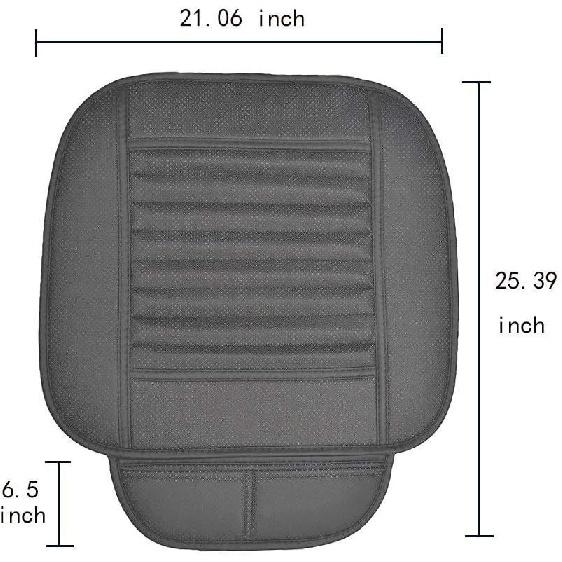 Big Ant 2 pachete de perne pentru scaun auto Huse interioare pentru scaune Covoraș de pernă pentru accesorii auto Scaun de birou cu piele PU respirabilă(gri)