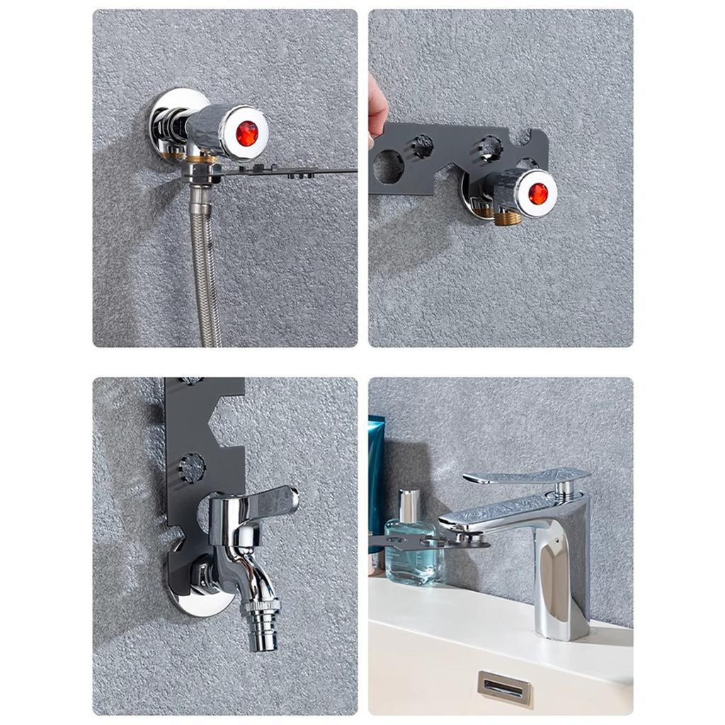 Ergonomic Faucet Aerator Wrench Professional Tool Universal Sink Aerator Removal Key Compact Size for Multiple Sizes