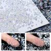 1.5Mm Clear Crystal Ab Gold 3D Flatback Stone Jewelry Gems Nail Art Rhinestones Decorations Shoes And Dancing Decor Manicure