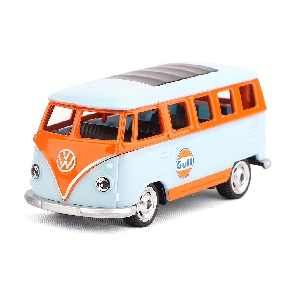 Simulation 1:54 Alloy Volkswagen Bus Car Model Children S Toy Car Ornament Car Model Boy Toy Birthday Gift синий