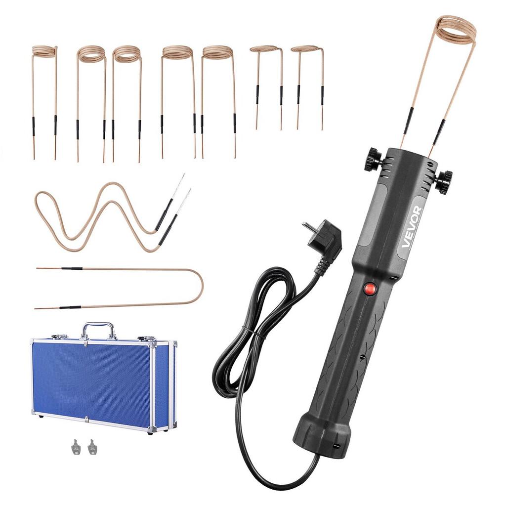 Induction Heater Bolt Removal, 1100W 230V Magnetic Induction Heater Kit, Handheld Nut Buster Tool, Mini Heating Machine for Rusty Screw Removing, Car