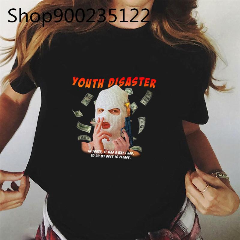 Buy Youth Disater T-Shirts Women Casual 
