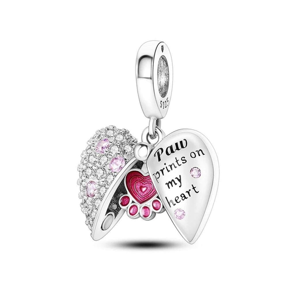 New Valentine'S Day Charm Arrow Pierces The Heart Pendant Forever Love Bead Fit Original Bracelet Diy Accessories Jewelry Gift