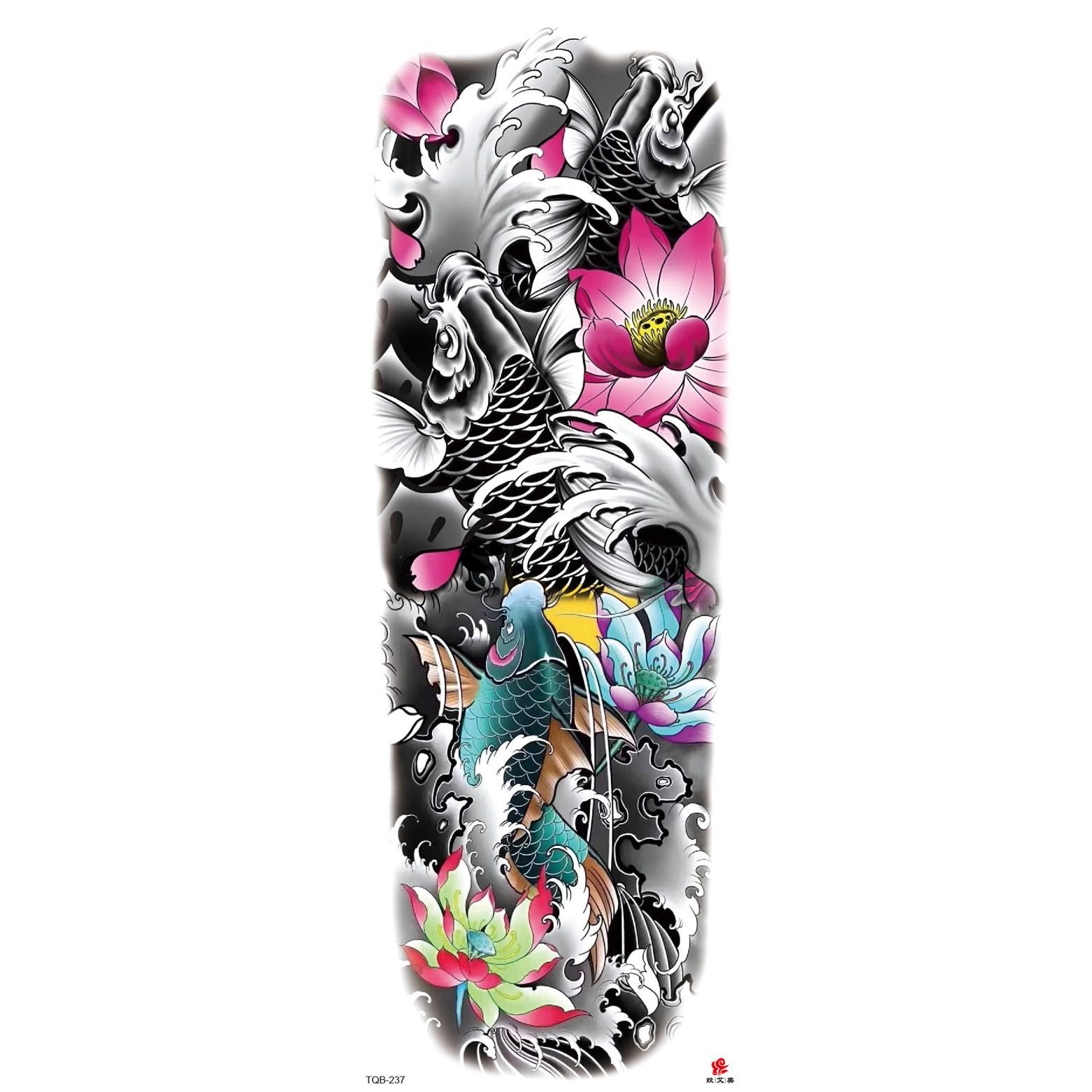 

Наклейки на всю руку Водонепроницаемые наклейки Водонепроницаемые наклейки красный