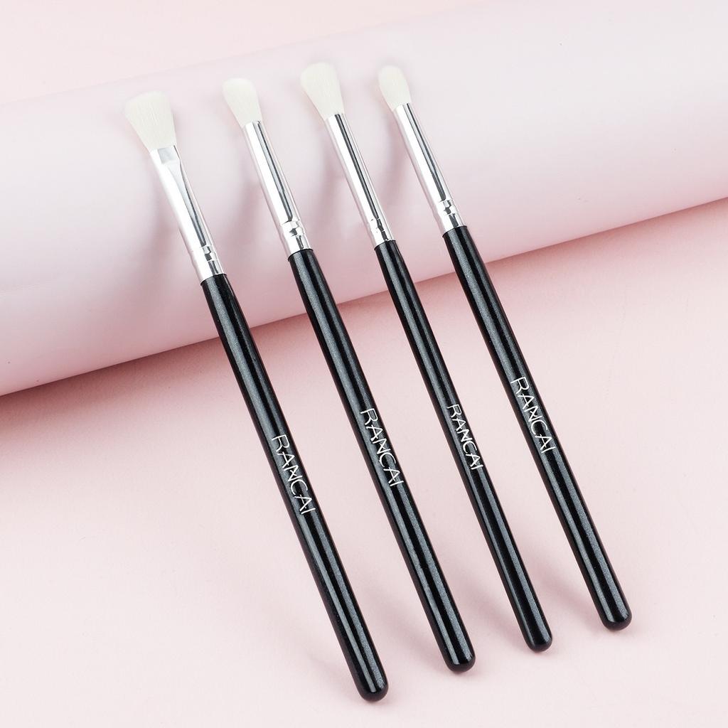 New Eyeshadow Makeup Brush Set of 4 Small Grape Eyeshadow Brushes, Nose Shadow Brushes, Smudge Brushes, Beauty Tools