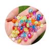 Best Price 0.5KG 7mm Colorful Transparent White Alphabet Round Flat Letter A-Z Charm Beads for Bracelet Necklace Accessories